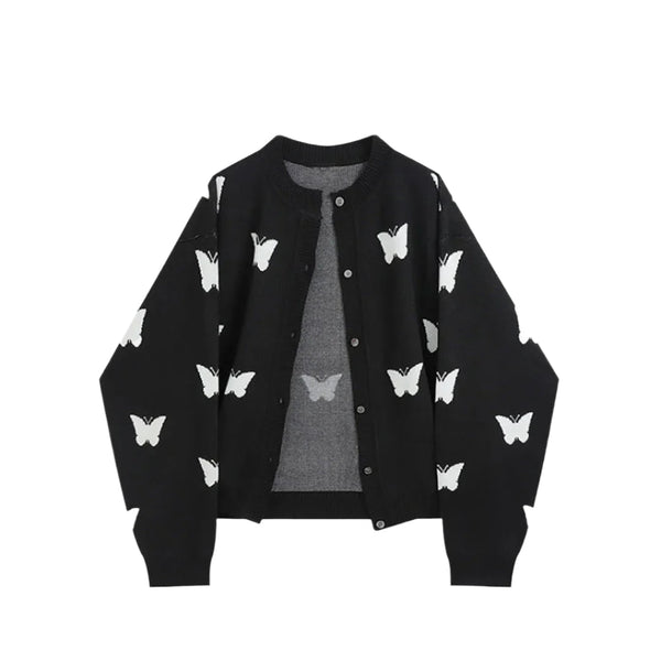 Soft Girl Butterflies Cardigan