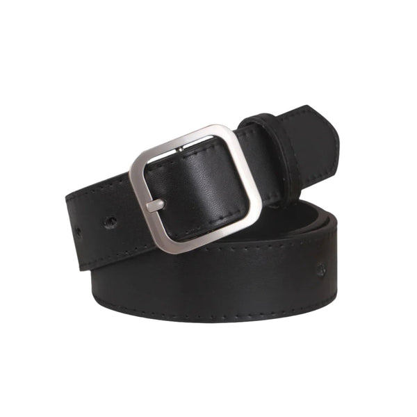 Soft Girl Leather Buckle Belt