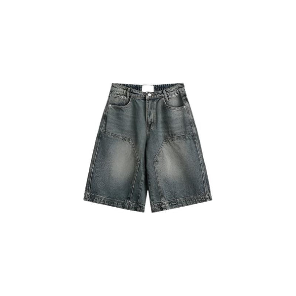 Vintage Denim Cargo Shorts  M   - VILIVAUN