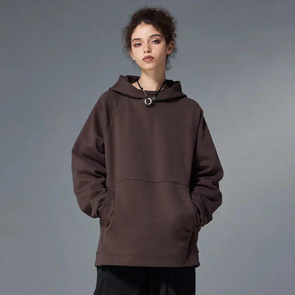 Oversized Fleece Blank Hoodie
