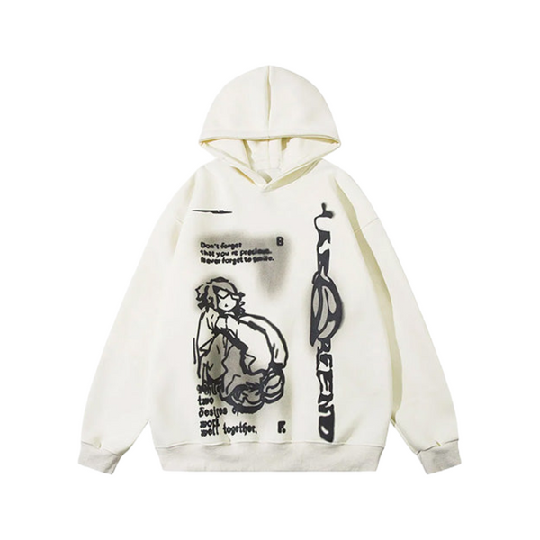 Bored Youth Hoodie     - VILIVAUN