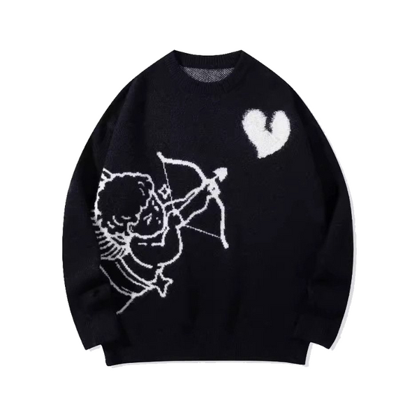 Cupid Knitted Sweater     - VILIVAUN