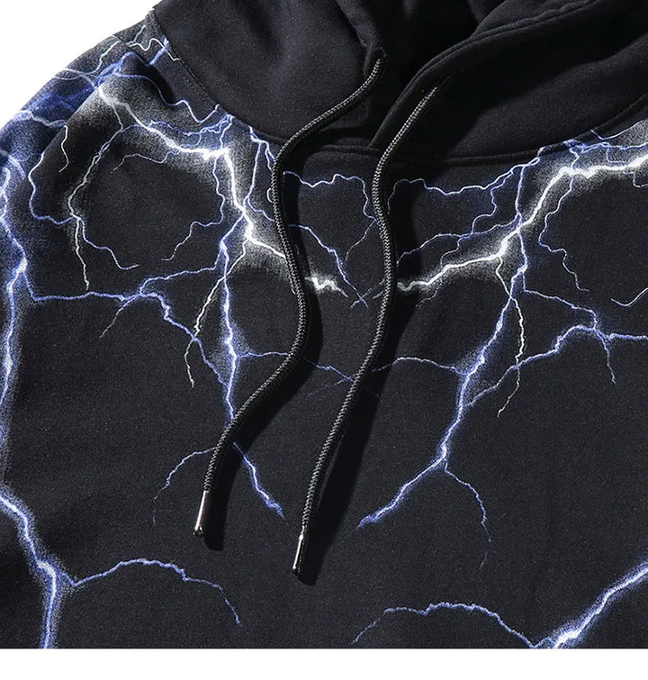 Lightning Strikes Hoodie     - VILIVAUN