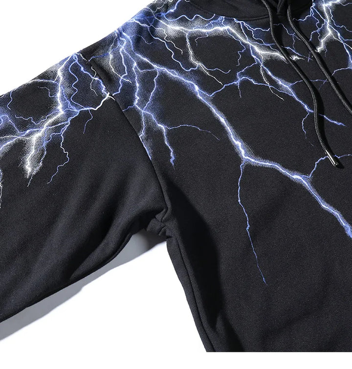 Lightning Strikes Hoodie     - VILIVAUN