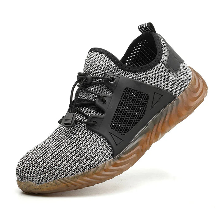 Breathable Safety Light Sneakers  Grey 35  - VILIVAUN