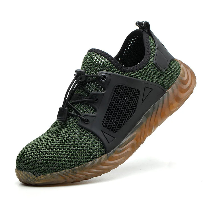 Breathable Safety Light Sneakers  Green 35  - VILIVAUN