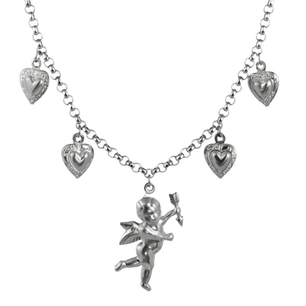 Soft Girl Heart Shaped Necklace