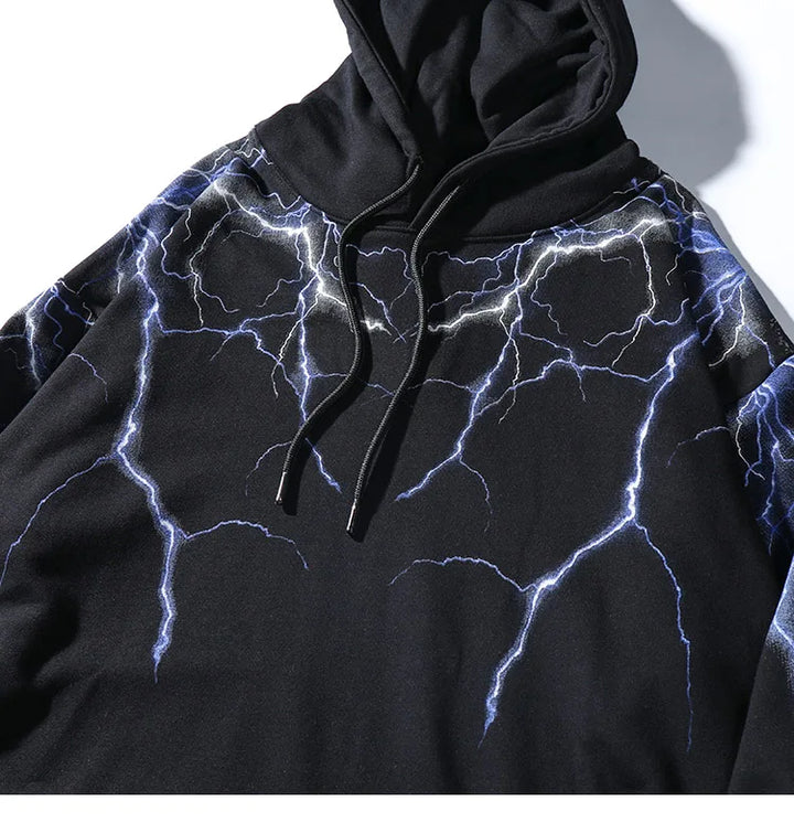 Lightning Strikes Hoodie     - VILIVAUN