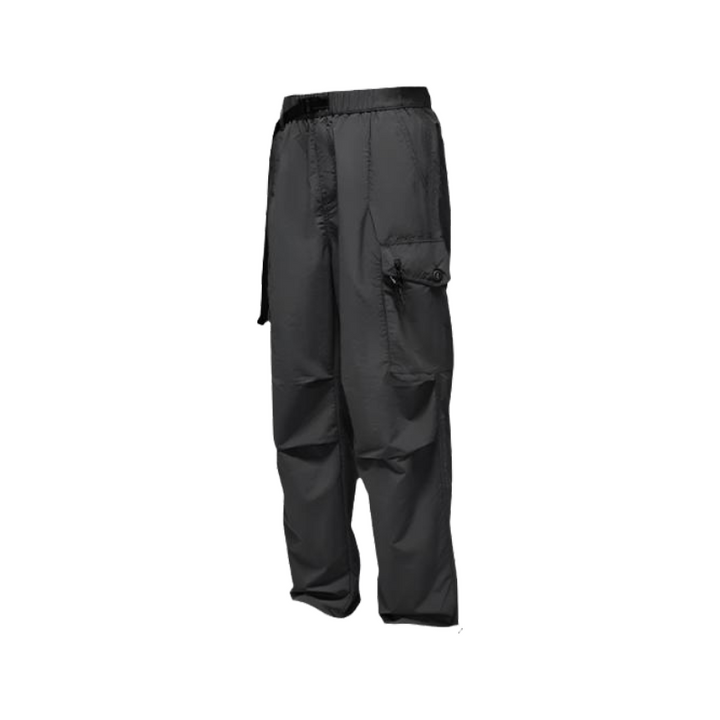 Oversized Pleated Cargo Pants     - VILIVAUN
