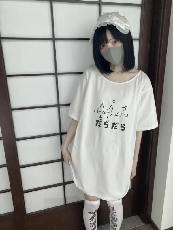 Cute Loose Summer Cartoon T-Shirt