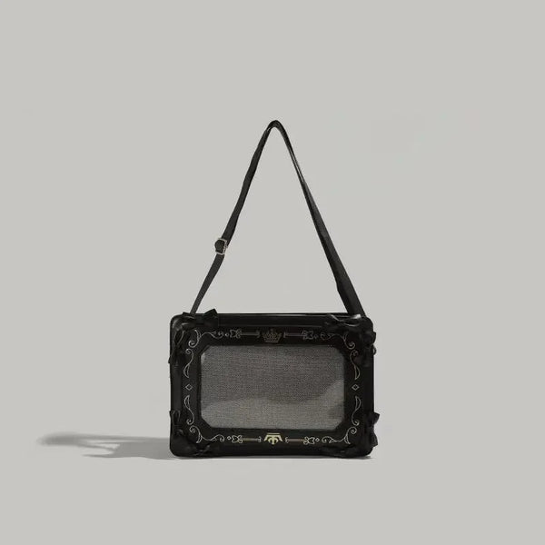 Y2k Transparent Sweet Design Cross Bag