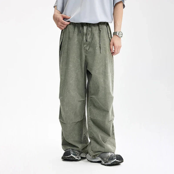 Washed Utility Cargo Pants