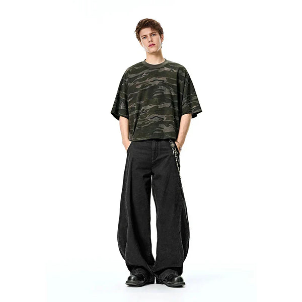 Vintage Washed Casual Cargo Pants