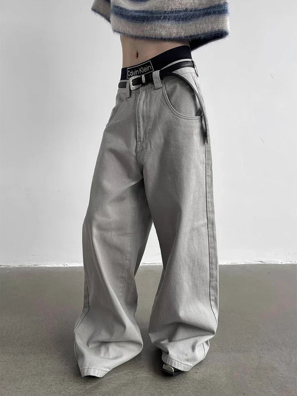 Ankle-length Baggy Jeans