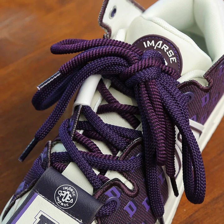 Y2K Purple Pulse Sneakers     - VILIVAUN