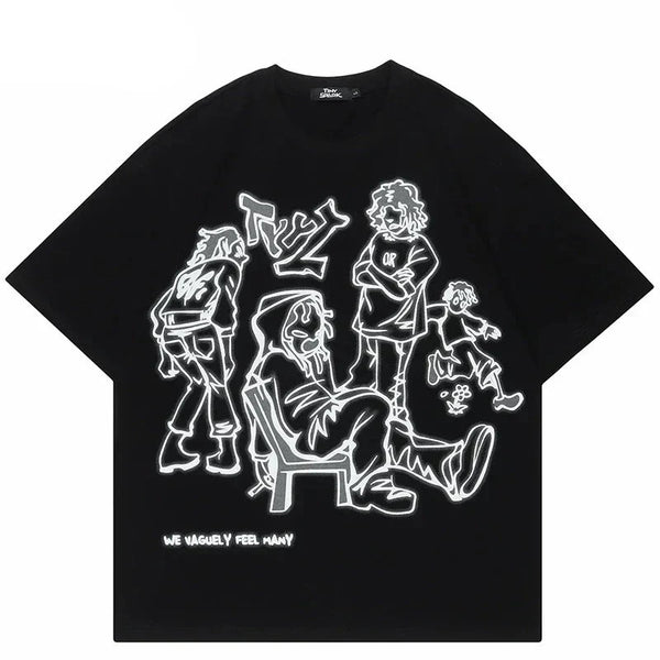 Youth Life Cartoon T-shirt