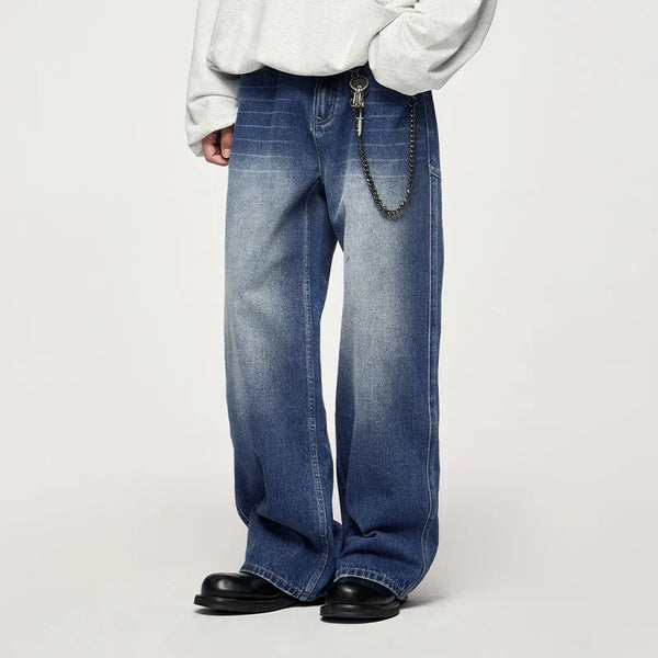 Washed Faded Stretchable Jeans