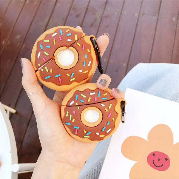 Golden Glazed Donut AirPods Case