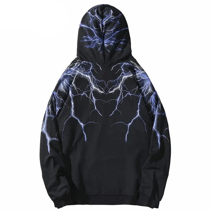 Lightning Strikes Hoodie     - VILIVAUN