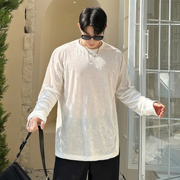 Transparent Korean Long Sleeve T-Shirt