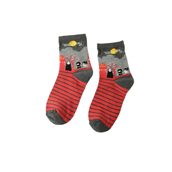Anime Cartoon Cass Socks  Style-7   - VILIVAUN