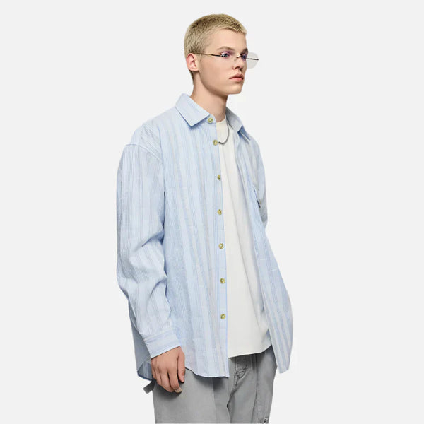 Striped Vintage Loose Shirt
