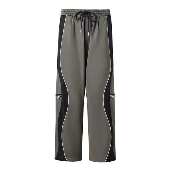 Y2K Baggy Straight Leg Trousers Pants