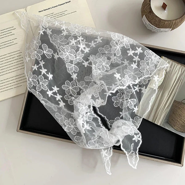 Women's Transparent Triangular Bandana
