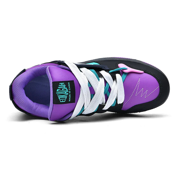 Neon Versatile Boardwalk Sneakers     - VILIVAUN