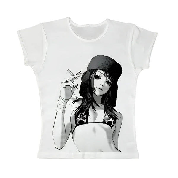 Gothic Punk Vintage Sleeveless Graphic Tank Top