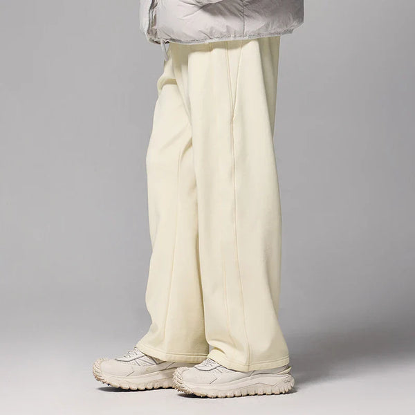 Fleece Mid Waist Drawstring Sweatpants