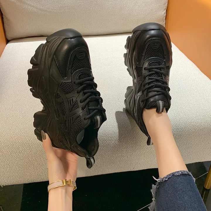 Air Mesh Chunky Sneakers     - VILIVAUN