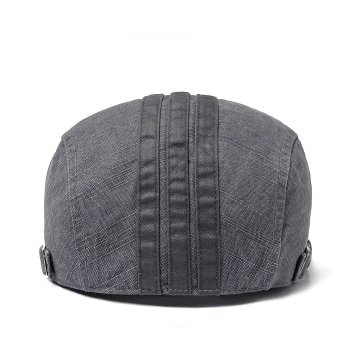 Retro Stitch Embroidered Beret     - VILIVAUN