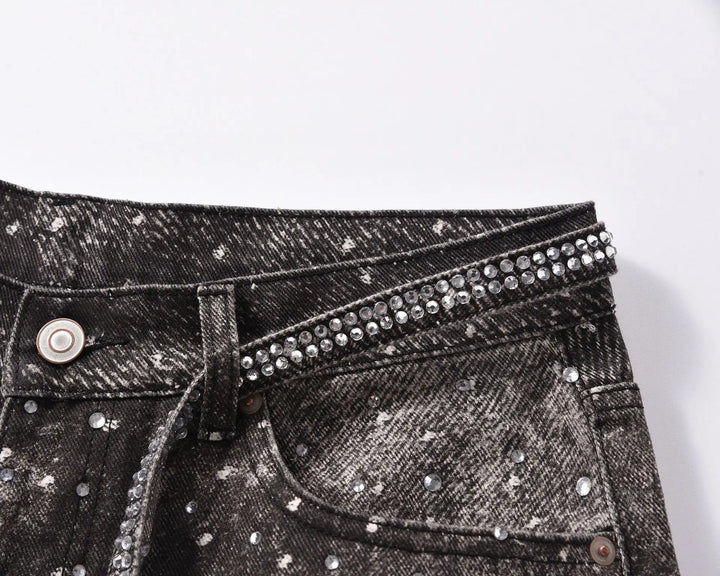 Glowing Starts Denim Jeans - VILIVAUN