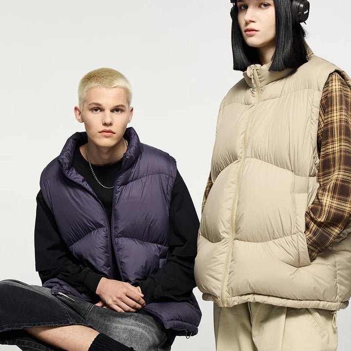 Solid Lightweight Buffed Vest - VILIVAUN