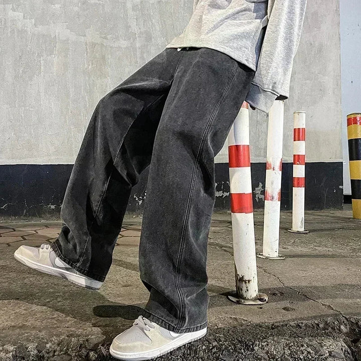 Y2k Loose Baggy Street Jeans - VILIVAUN
