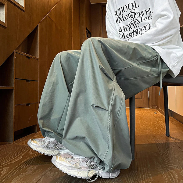 Parachute Wide Leg Cargo Pants