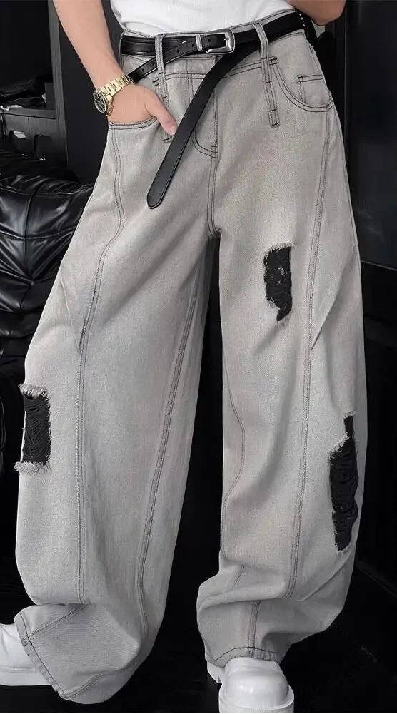 Vintage Distressed Denim Jeans