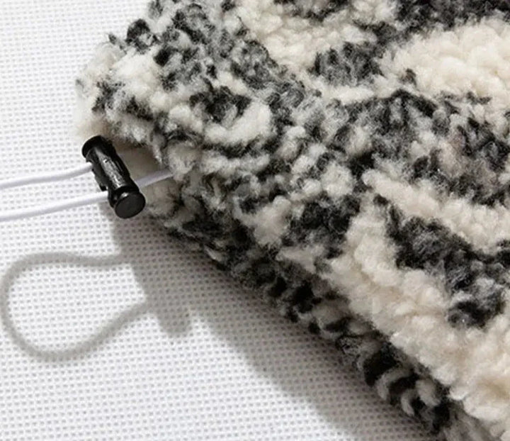 Bandana Vibe Fuzzy Jacket     - VILIVAUN