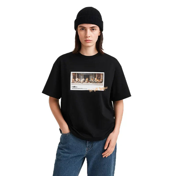Dogs Print Dinner T-Shirt