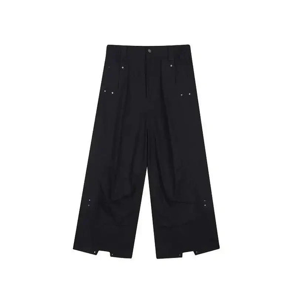 Darkwear Loose Pleats Wide Leg Pants
