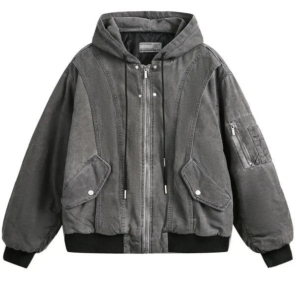 Y2k Tactical Heavy Winter Padded Jacket - VILIVAUN