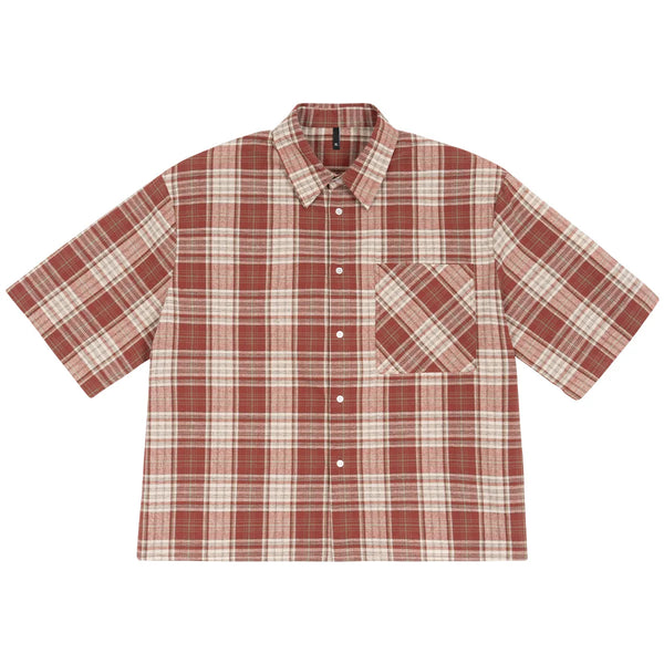 Viya Checkered Button-Down Shirt