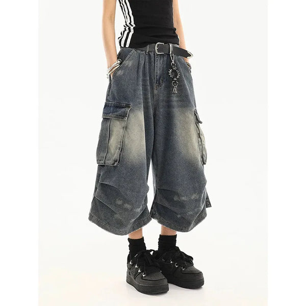 Y2K Women's Cargo Jorts