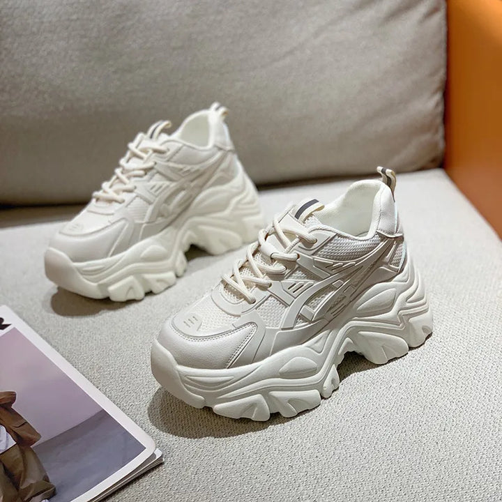 Air Mesh Chunky Sneakers     - VILIVAUN