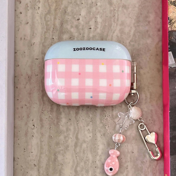 Vibrant Cartoon Fish Shell Air pods Case