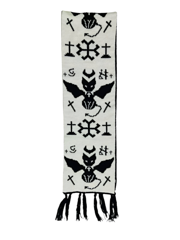 Y2k Aesthetic Girl Cat Printing Scarf