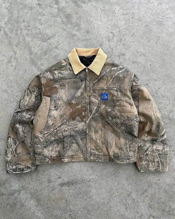 Y2K Urban Camo Jacket  1 S  - VILIVAUN