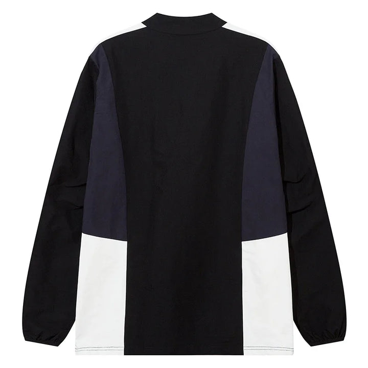 Y2K Color Block Patchwork Sweatshirt     - VILIVAUN
