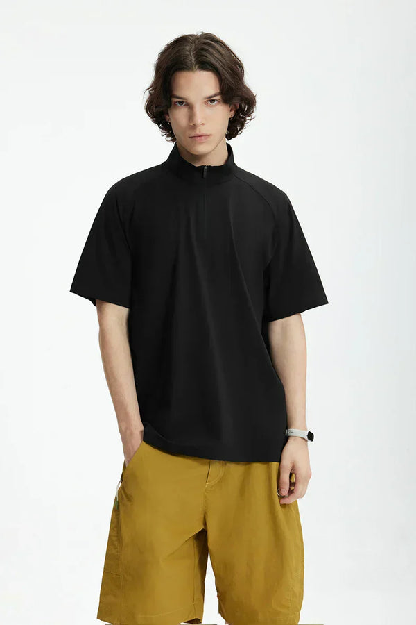 Basic Solid Color With Sun Protection T-Shirt